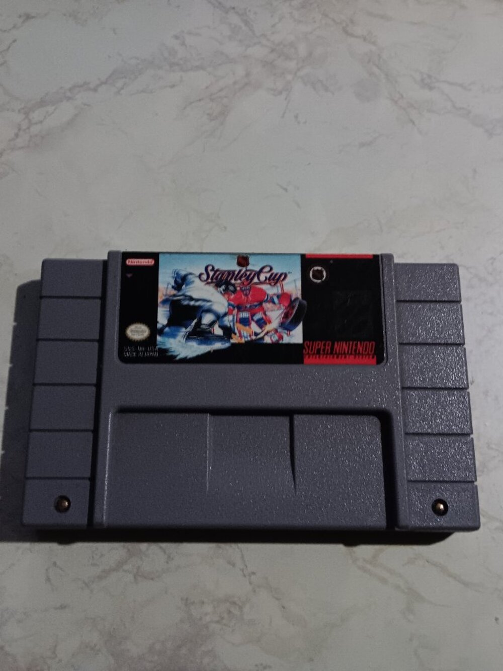 Stanley Cup NHL SNES Tested Super Nintendo Video Game